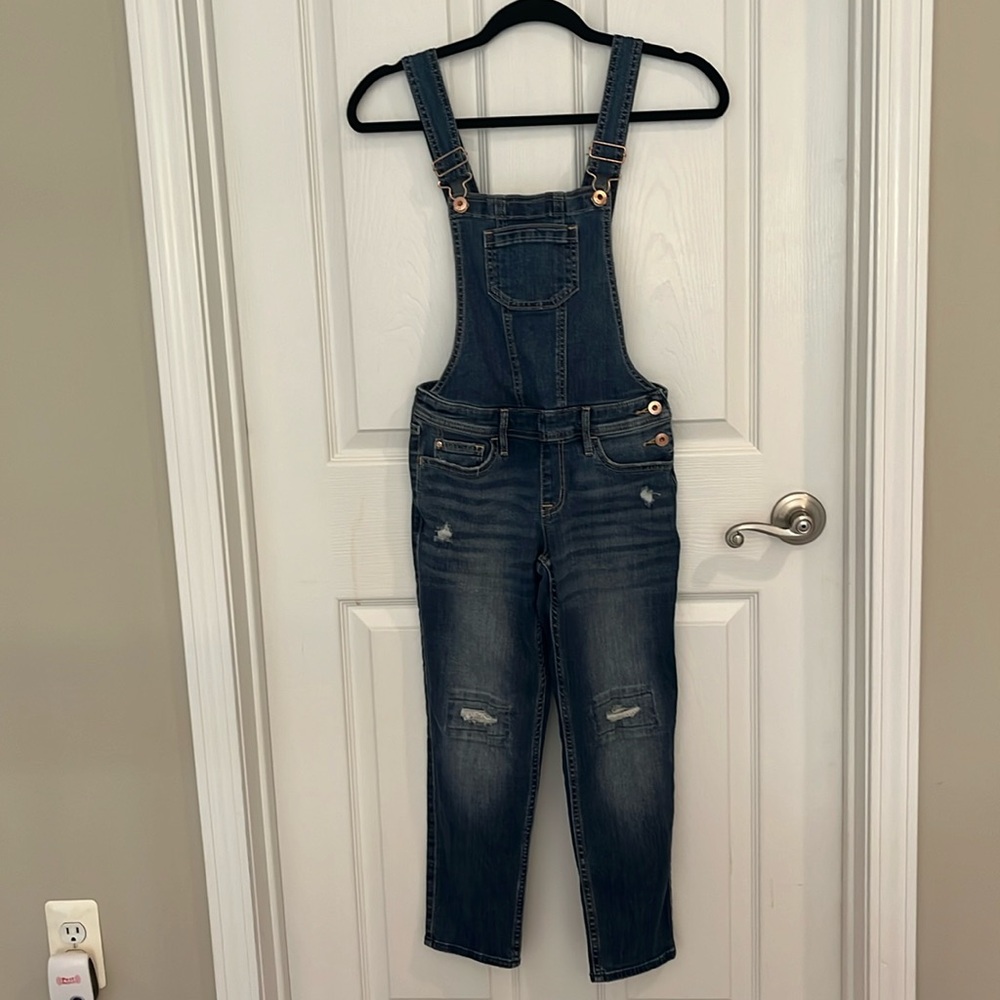 Abercrombie kids denim overalls